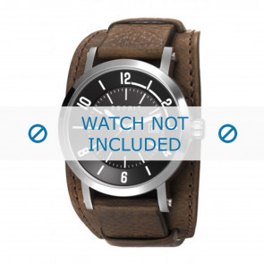 Esprit watch strap ES108031-003 Leather Brown + standard stitching