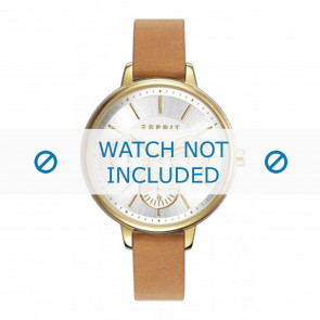 Esprit watch strap ES108152-004 Leather Light brown