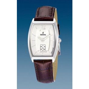 Watch strap Festina F16024-1 Leather Brown 18mm