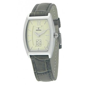 Watch strap Festina F16024-2 Leather Green 18mm