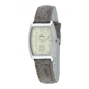 Watch strap Festina F16025-6 Leather Brown 16mm