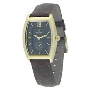 Watch strap Festina F16026-4 Leather Brown 18mm