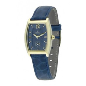 Watch strap Festina F16027-3 Leather Blue 16mm