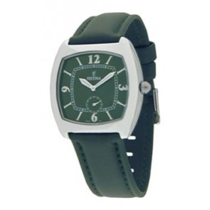 Watch strap Festina F16041-4 Leather Green 22mm