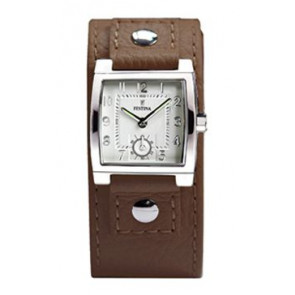 Watch strap Festina F16068-A Leather Brown 18mm
