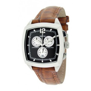 Watch strap Festina F16071-4 Leather Brown 21mm