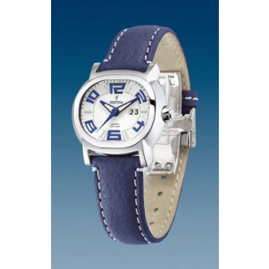 Watch strap Festina F16127-1 Leather Blue 18mm