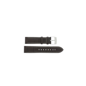 Watch strap Festina F16135-B Leather Dark brown 21mm