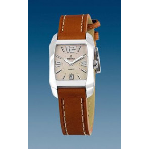Watch strap Festina F16137-1 Leather Cognac 16mm