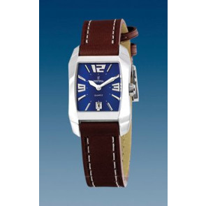 Watch strap Festina F16137-2 Leather Brown 16mm