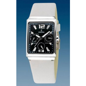 Watch strap Festina F16139-4 / F16139-9 Leather White 23mm
