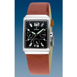 Watch strap Festina F16139-8 Leather Brown 23mm