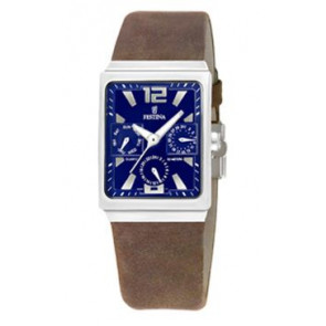 Watch strap Festina F16140-3 Leather Brown 23mm