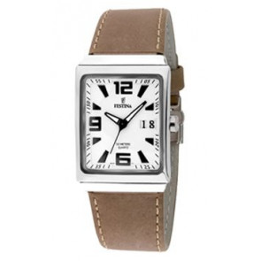 Watch strap Festina F16141-1 Leather Brown 23mm