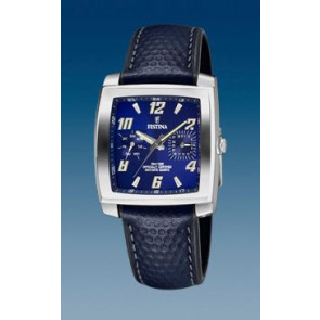 Watch strap Festina F16182-A Leather Blue 22mm