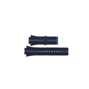 Watch strap Festina F16184/7 Leather Black 18mm