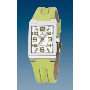Watch strap Festina F16187-1 Leather Light green 13mm