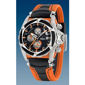Watch strap Festina F16272/7 Rubber Orange 22mm