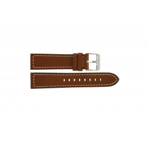 Watch strap Festina F16285-5 Leather Cognac