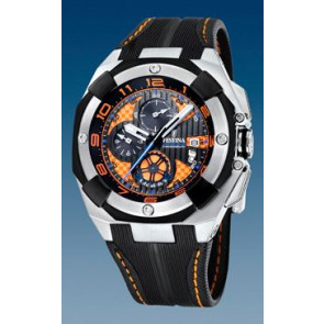 Watch strap Festina F16350/5 Rubber Black