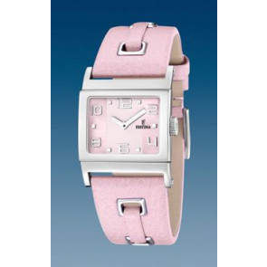 Watch strap Festina F16475-7 Leather Pink 24mm