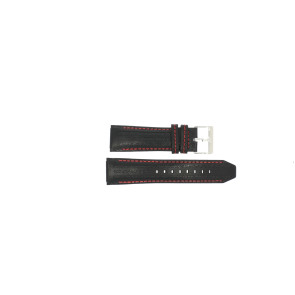 Watch strap Festina F16489-5 Leather Black 25mm
