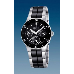 Festina watch strap F16530-2 Metal Black