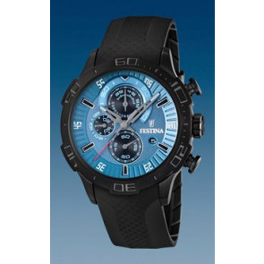 Watch strap Festina F16567 Plastic Black 22mm