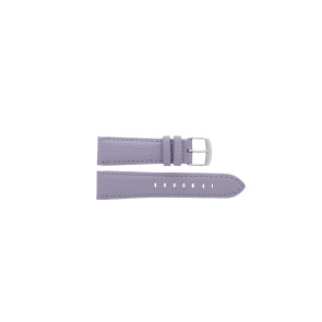 Watch strap Festina F16590-3 Leather Purple 22mm