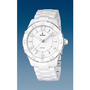 Watch strap Festina F16621-1 Ceramics White