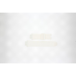 Watch strap Festina F16559-1 / F16559-8 Silicone White 15mm