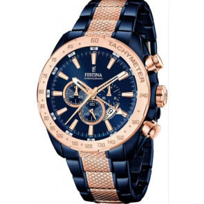 Watch strap Festina F16886 / F16886-1 Steel Bi-color