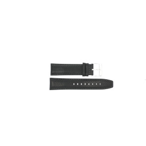 Watch strap Festina F20339-6 / F20339-R Leather Black 23mm