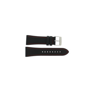 Watch strap Festina F20424-8 Leather Black