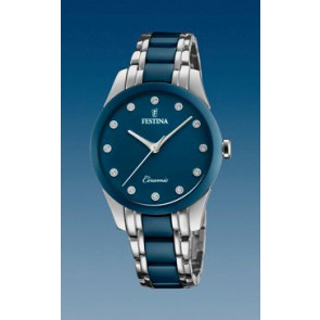Watch strap Festina F20499.2 Steel Bi-color 17mm