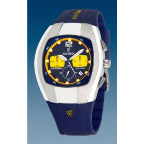 Watch strap Festina F6720-1 Rubber Blue 20mm