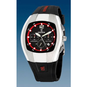 Watch strap Festina F6720-3 Rubber Black