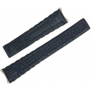 Watch strap Tag Heuer FC6045 Leather Blue 19mm