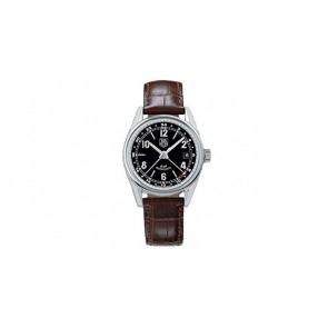 Watch strap Tag Heuer WV2113 / FC6169 Crocodile skin Brown 18mm