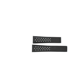 Watch strap Tag Heuer CAW211P / FC6356 Leather Black 22mm