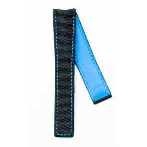 Watch strap Tag Heuer FC6395 Nylon/perlon Black 21.5mm