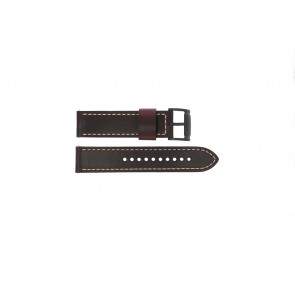 Watch strap Fossil JR1502 Leather Brown 22mm