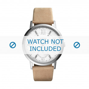Watch strap Fossil ES4162 Leather Brown 18mm