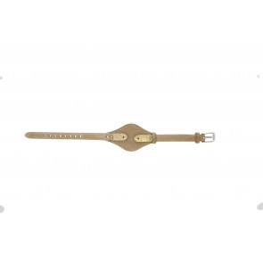 Watch strap Fossil ES3618 / GEORGIA Leather Beige 8mm