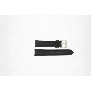 Watch strap Fossil FS4548 Leather Black 20mm