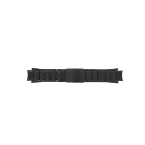 Watch strap Fossil FS4778 Stainless steel Black 20mm