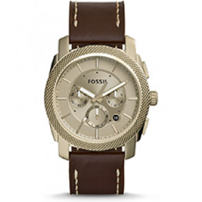 Watch strap Fossil FS5075 Leather Brown 24mm