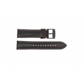 Fossil watch strap FS-5088 Leather Dark brown 22mm 