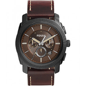 Watch strap Fossil FS5121 Leather Brown 24mm