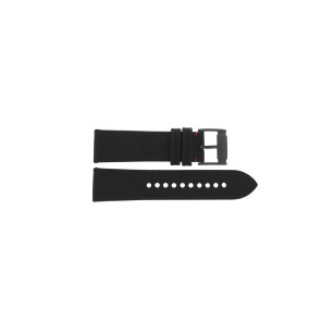 Watch strap Fossil FS5235 Textiles Black 24mm